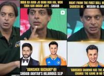 'I'm not even good at cricket':Shoaib Akhtar confuses Abhishek Bachchan with cricketer Abhishek Sharma, actor savage reply goes viral