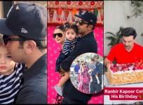 'Lot of grey in my beard': Ranbir Kapoor celebrates birthday with fans; cuts cake; Raha screaming, crying in background steals attention