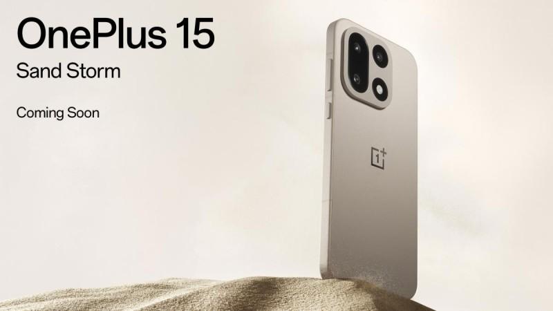 OnePlus 15 Sand Storm edition's first look reveals next flagship design, launch
