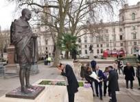 Gandhi statue vandalism: India raises concerns, London Police say probe underway