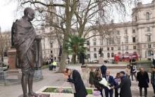 Gandhi statue vandalism: India raises concerns, London Police say probe underway Gandhi statue vandalism: India raises concerns, London Police say probe underway