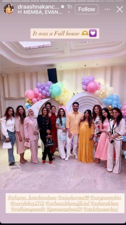 Inside Arbaaz and Sshura Khan's candy floss-themed baby shower: Salman Khan, Lulia Vantur, Nia Sharma bless soon-to-be parents Inside Arbaaz and Sshura Khan's candy floss-themed baby shower: Salman Khan, Lulia Vantur, Nia Sharma bless soon-to-be parents