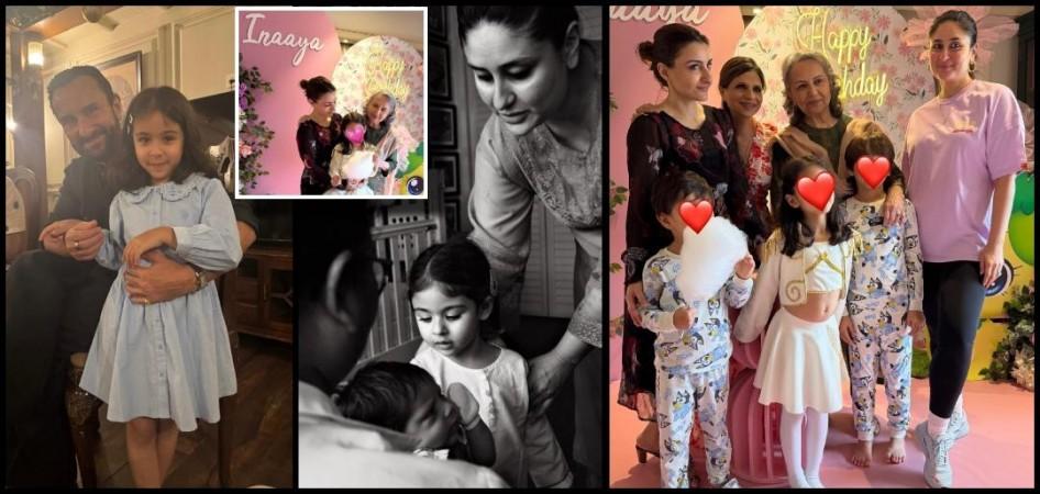 Soha Ali Khan hides Taimur, Inaaya, and Jeh's faces with emojis; Kareena shares Inaaya's photos without blurring, fans call Bebo inconsiderate Soha Ali Khan hides Taimur, Inaaya, and Jeh's faces with emojis; Kareena shares Inaaya's photos without blurring, fans call Bebo inconsiderate