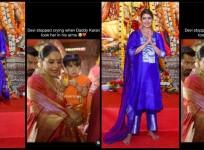 Durga Puja 2025: Priyanka Chopra wears sindoor, covers her head with dupatta; Bipasha Basu–Karan Singh Grover's daughter cries as paps shout for photos