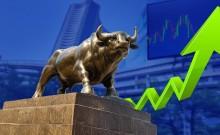 Sensex up 715 points