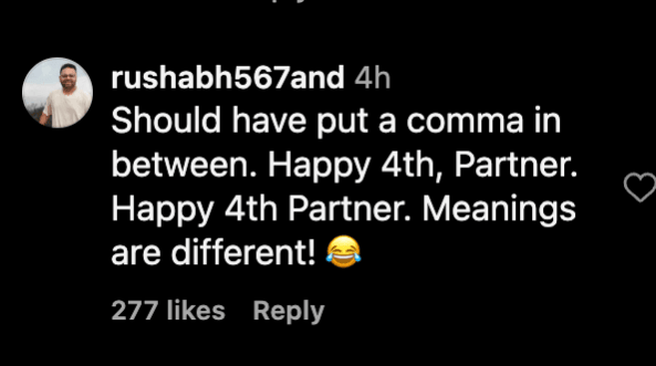 Happy 4th Partner: Hrithik Roshan cuddles girlfriend Saba Azad as they celebrate 4th dating anniversary; netizens troll him over punctuation error Happy 4th Partner: Hrithik Roshan cuddles girlfriend Saba Azad as they celebrate 4th dating anniversary; netizens troll him over punctuation error