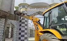 Crackdown on encroachments in Sambhal; marriage hall demolished, mosque given time
