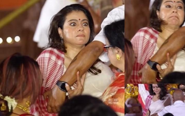 Kajol touched inappropriately
