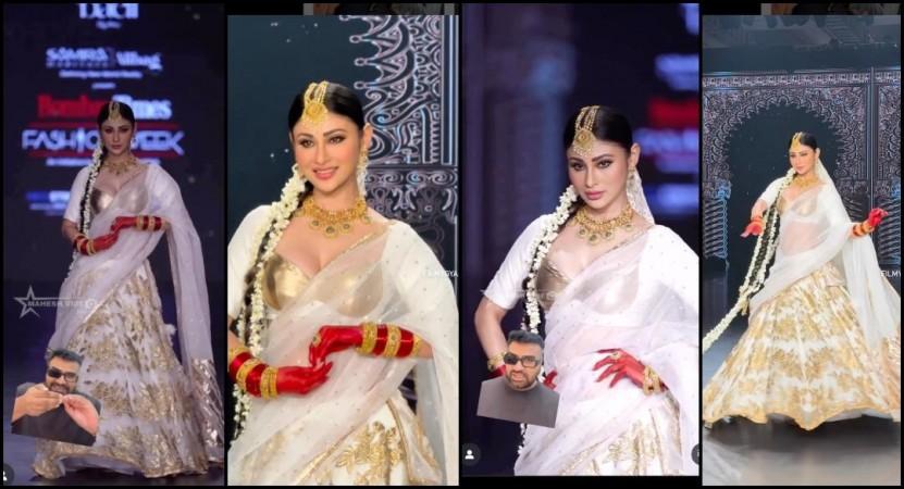 Mouni Roy makes awkward hand gestures, twirls at runway; gets trolled Mouni Roy makes awkward hand gestures, twirls at runway; gets trolled