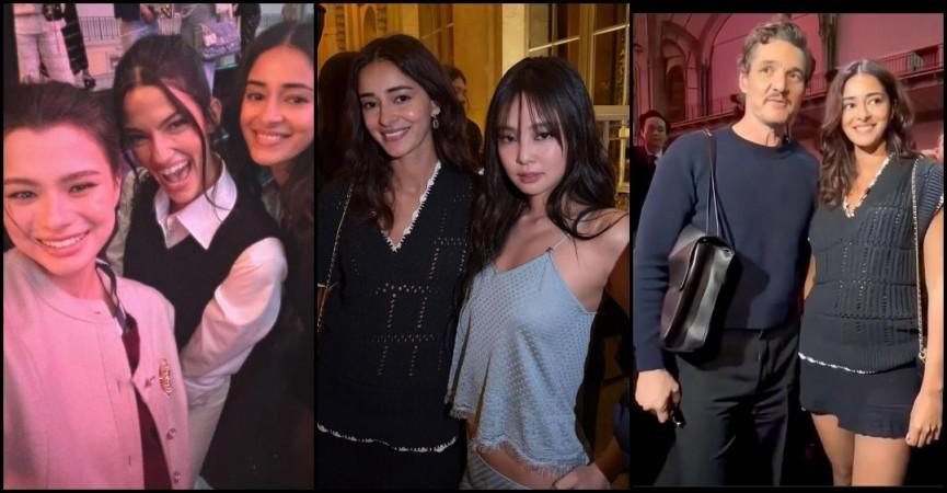 Ananya Panday Ananya Panday parties with Pedro Pascal, BLACKPINK's Jennie at Paris Fashion Week; netizens say 'her only achievement is being a nepo kid