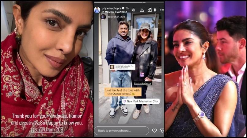Priyanka Chopra meets Zakir Khan for lunch in New York, lauds his humour, creativity; fans cry happy tears