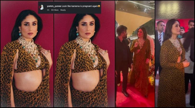 'Is she pregnant or just bulging belly?': Kareena Kapoor flaunts midriff in animal-print saree; gets age and body-shamed 'Is she pregnant or just bulging belly?': Kareena Kapoor flaunts midriff in animal-print saree; gets age and body-shamed
