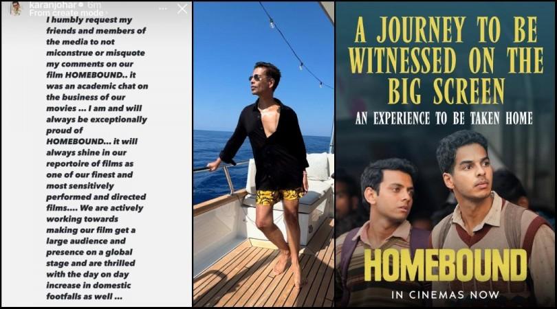 'Don't misquote my comments on our film…': Karan Johar reacts after backlash over his remark, 'Will not make another movie like Homebound again' 'Don't misquote my comments on our film…': Karan Johar reacts after backlash over his remark, 'Will not make another movie like Homebound again'