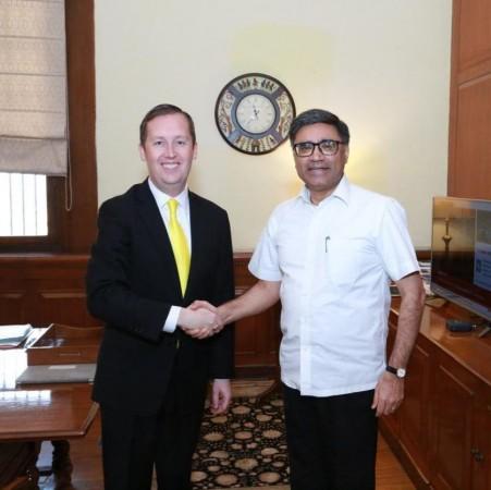 US Ambassador-designate Gor and FS Misri have 'productive exchange' on India–US ties US Ambassador-designate Gor and FS Misri have 'productive exchange' on India–US ties