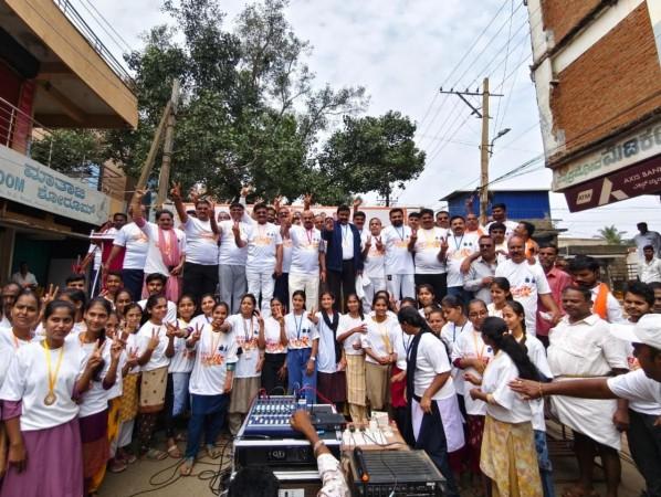 PM Modi's birthday celebrated in Karnataka's Haveri with pledge for self-reliant, drug-free India PM Modi's birthday celebrated in Karnataka's Haveri with pledge for self-reliant, drug-free India