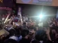 Visuals show Congress Kerala MP Shafi Parambil assaulted by police during Perambra clash