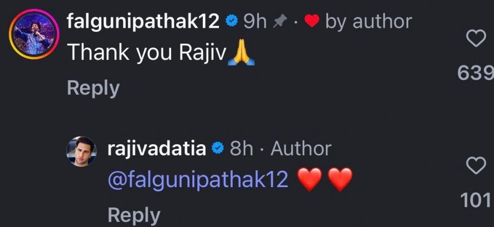 Orry calls Falguni Pathak 'Falguni Peacock, Lata Mangeshkar 'Mangeshwari'; Rajiv Adatia calls him 'idiot', Falguni Pathak responds; Orry mocks Rajiv's looks. Orry calls Falguni Pathak 'Falguni Peacock, Lata Mangeshkar 'Mangeshwari'; Rajiv Adatia calls him 'idiot', Falguni Pathak responds; Orry mocks Rajiv's looks.