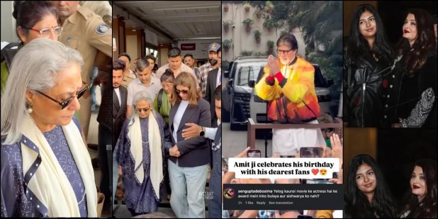 Big B celebrates his 83rd birthday in Mumbai, Jaya Bachchan, Shweta, Navya Naveli attend Filmfare Awards 2025 in Ahmedabad; Aishwarya and Aaradhya skip Big B celebrates his 83rd birthday in Mumbai, Jaya Bachchan, Shweta, Navya Naveli attend Filmfare Awards 2025 in Ahmedabad; Aishwarya and Aaradhya skip