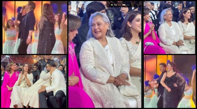 Filmfare Awards 2025: Jaya Bachchan beams with joy, kisses son Abhishek as he dances to Amitabh-Jaya hits; Kajol-SRK recreate '90s magic [Watch]