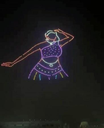 Drone malfunctions at awards show, mirroring recent drone disaster in China Drone malfunctions at awards show, mirroring recent drone disaster in China
