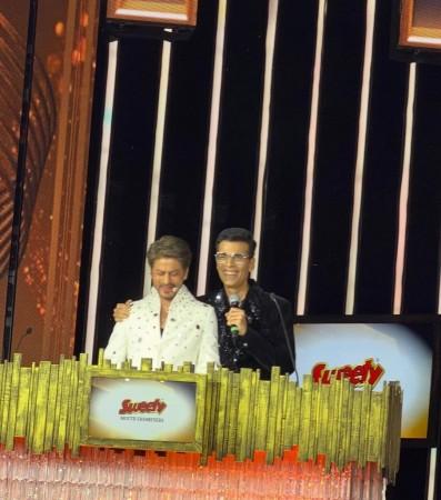 SRK teases Karan Johar over 'Ozempic', gets a witty 'Wankhede' comeback in return SRK teases Karan Johar over 'Ozempic', gets a witty 'Wankhede' comeback in return
