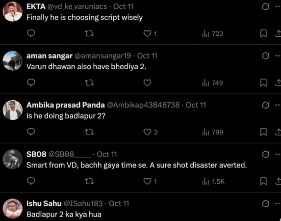 No Entry 2 update: Varun Dhawan walks out months after Diljit Dosanjh, Arjun Kapoor remains in cast; fans say, 'Arjun should do triple role' No Entry 2 update: Varun Dhawan walks out months after Diljit Dosanjh, Arjun Kapoor remains in cast; fans say, 'Arjun should do triple role'