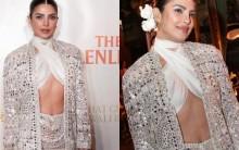 Priyanka Chopra white pantsuit at Diwali bash Priyanka Chopra white pantsuit at Diwali bash