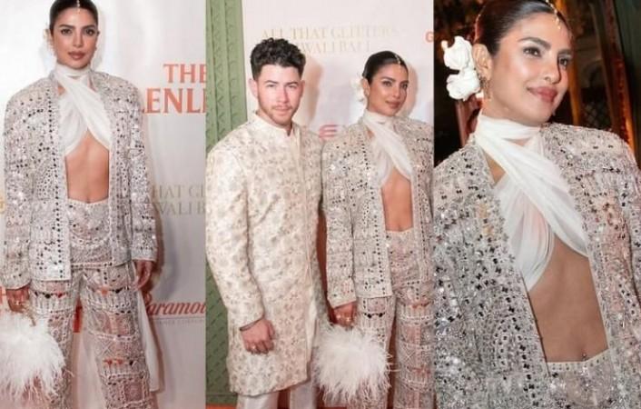 Priyanka Chopra, Nick Jonas at Diwali bash Priyanka Chopra, Nick Jonas at Diwali bash