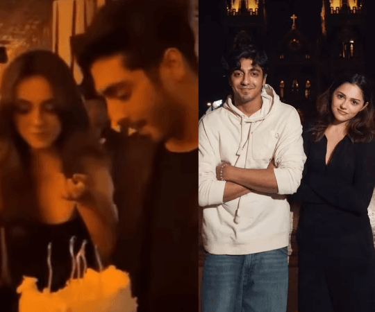 The video from Aneet's 23rd birthday celebration with Ahaan standing close to her has gone viral on the internet. Aneet Padda-Ahaan Panday