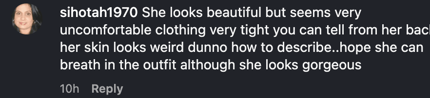 Ananya struggles in tight fit