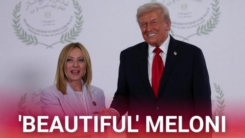 'You don't mind being called beautiful, right?': Donald Trump gushes over Meloni in Egypt ; internet reacts 'You don't mind being called beautiful, right?': Donald Trump gushes over Meloni in Egypt ; internet reacts