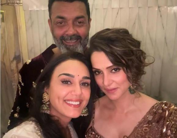 Preity Zinta, Bobby Deol and Tanya Preity Zinta, Bobby Deol and Tanya