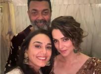 Preity Zinta, Bobby Deol and Tanya