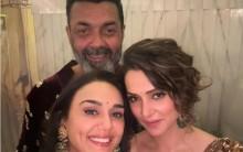 Preity Zinta, Bobby Deol and Tanya Preity Zinta, Bobby Deol and Tanya