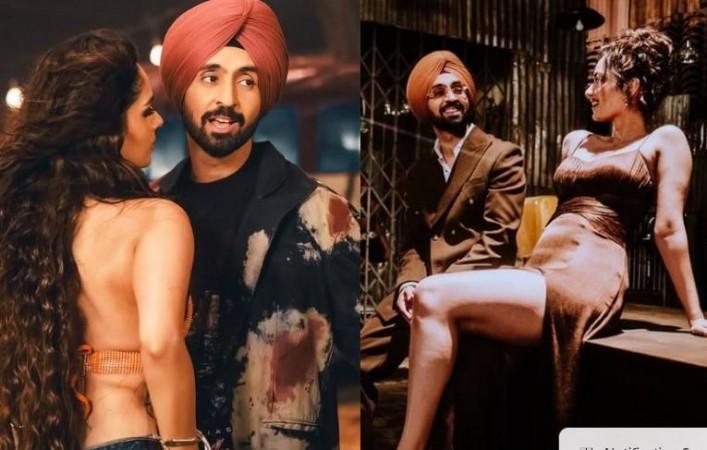 Diljit Dosanjh, Manushi Chillar in Aura Diljit Dosanjh, Manushi Chillar in Aura