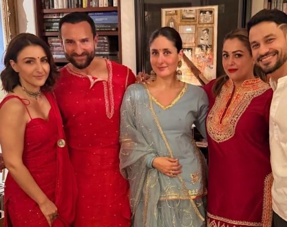 Soha, Saif, Kareena, Amrita, Kunal Soha, Saif, Kareena, Amrita, Kunal