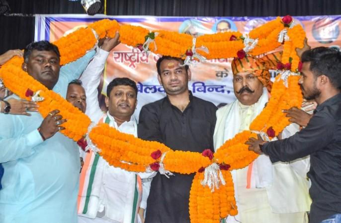 FIR filed after vehicle with Bihar Police markings used in Tej Pratap Yadav's election rally FIR filed after vehicle with Bihar Police markings used in Tej Pratap Yadav's election rally