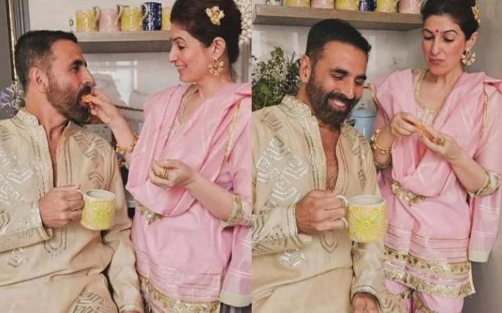 Twinkle Khanna – Akshay Kumar celebrate Diwali Twinkle Khanna – Akshay Kumar celebrate Diwali