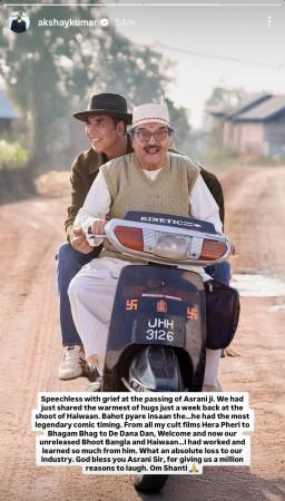 'Speechless, hugged him a week back': Akshay Kumar pens emotional note; late veteran actor to be seen in last two films Haiwaan & Bhooth Bangla in 2026 'Speechless, hugged him a week back': Akshay Kumar pens emotional note; late veteran actor to be seen in last two films Haiwaan & Bhooth Bangla in 2026
