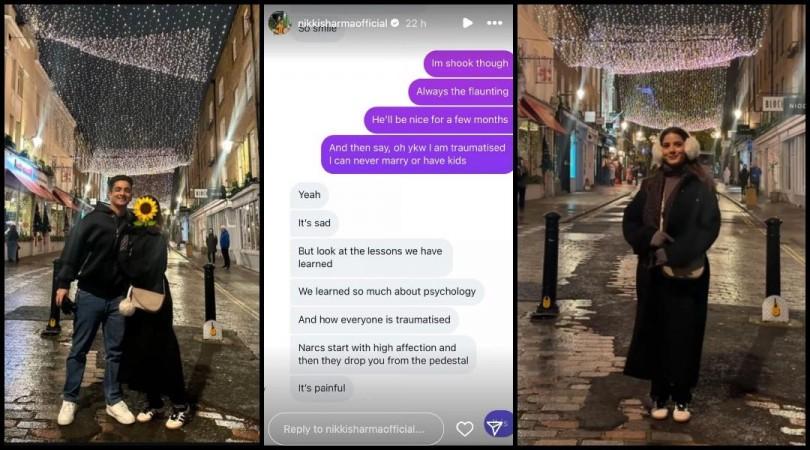 'He'll be nice for few months & then...': Nikki Sharma shares screenshot of chat exposing ex Ranveer Allahbadia; after he confirms dating Juhi Bhatt 'He'll be nice for few months & then...': Nikki Sharma shares screenshot of chat exposing ex Ranveer Allahbadia; after he confirms dating Juhi Bhatt