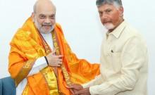CM Chandrababu Naidu, Dy CM Pawan Kalyan greet Amit Shah on his birthday CM Chandrababu Naidu, Dy CM Pawan Kalyan greet Amit Shah on his birthday