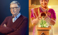 Bill Gates-Smriti Irani