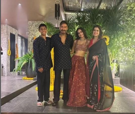 Kajol and Ajay Devgn's Diwali celebrations Kajol and Ajay Devgn's Diwali celebrations