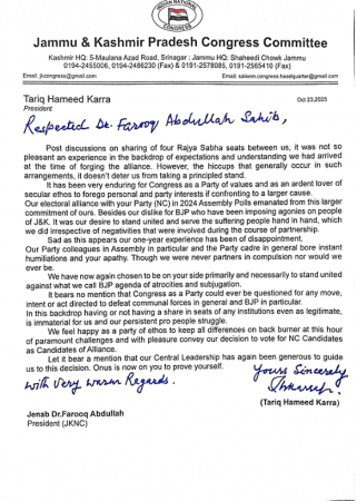 Karra letter