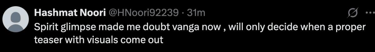 Spirit Sound Story: Prabhas' fierce baritone fails to impress; fans say 'Even Sandeep Reddy Vanga couldn't match up to Animal's BGM'