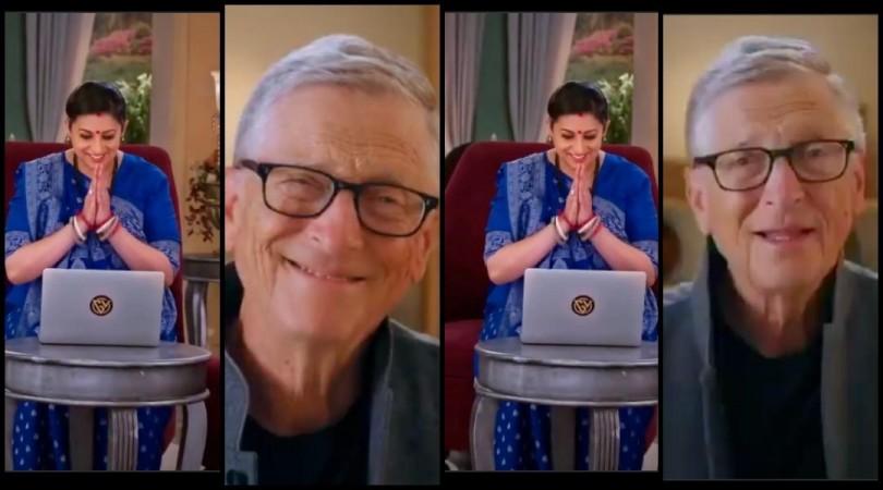 Kyunki Saas Bhi Kabhi Bahu Thi 2: Smriti Irani uses MacBook to video call Bill Gates; fans call it 'Crossover nobody asked for' Kyunki Saas Bhi Kabhi Bahu Thi 2: Smriti Irani uses MacBook to video call Bill Gates; fans call it 'Crossover nobody asked for'