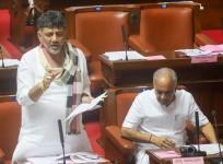 K'taka leadership row: Shivakumar declines to comment on Yathindra's 'Satish Jarkiholi as CM' remark