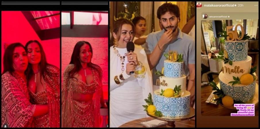 'Your 40th birthday?': Farah Khan teases Malaika Arora; diva responds 'I'm 50!' after trolls accuse her of faking her age; sister Amrita ends debate with savage post 'Your 40th birthday?': Farah Khan teases Malaika Arora; diva responds 'I'm 50!' after trolls accuse her of faking her age; sister Amrita ends debate with savage post