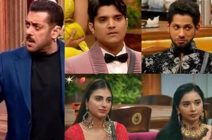 Salman Khan, Baseer, Mridul, Farhana, Tanya Salman Khan, Baseer, Mridul, Farhana, Tanya