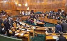 Uproar in J&K Assembly Uproar in J&K Assembly